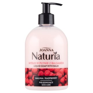 Joanna Naturia mydło w płynie z balsamem Malina 500ml