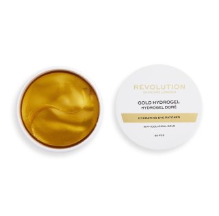 Revolution Skincare Gold Eye Hydrogel Hydrating Eye Patches with Colloidal Gold hydrożelowe płatki pod oczy 60szt.