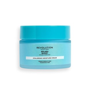 Revolution Skincare Splash Boost Hyaluronic Moisture Cream intensywnie nawilżający krem z kwasem hialuronowym 50ml