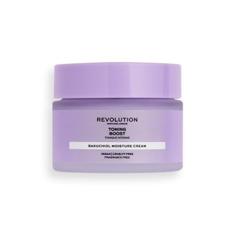 Revolution Skincare Toning Boost Bakuchiol Moisture Cream nawilżająco-kojący krem do twarzy 50ml Revolution Skincare Toning Boost Bakuchiol Moisture Cream nawilżająco-kojący krem do twarzy 50ml