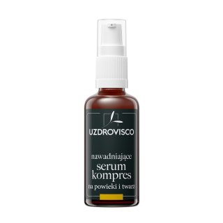 UZDROVISCO Świetlik nawadniające serum-kompres 3w1 na powieki i twarz naparowe 50ml