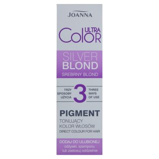 Joanna Ultra Color Pigment tonujący kolor włosów Srebrny Blond 100ml