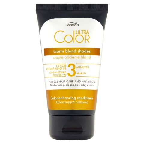 Joanna Ultra Color koloryzująca odżywka ciepłe odcienie blond 100g