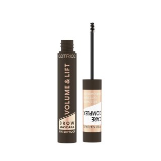 Catrice Volume & Lift Brown Mascara Waterproof wodoodporny pogrubiający i podnoszący tusz do brwi 040 Dark Brown 5ml