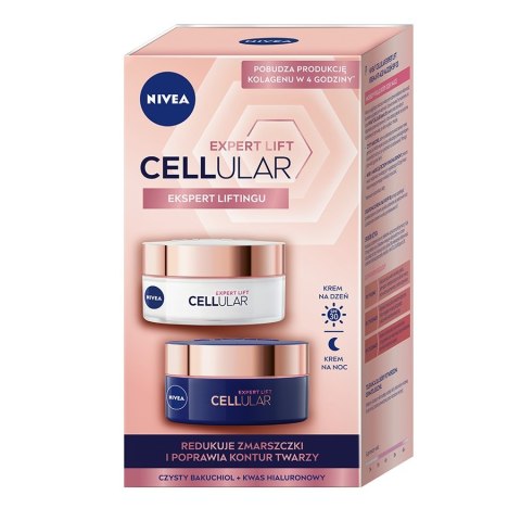 Cellular Expert Lift zestaw krem anti-age na dzień SPF30 50ml + krem anti-age na noc 50ml Nivea