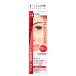 Face Therapy Professional Dermorevital S.O.S. ekspresowe serum redukujące zmarszczki pod oczy na czoło i okolice ust 15ml Eveline Cosmetics