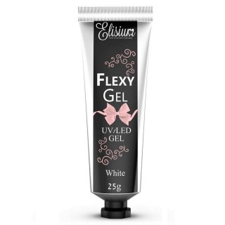 Elisium Flexy Gel żel do przedłużania paznokci White 25g