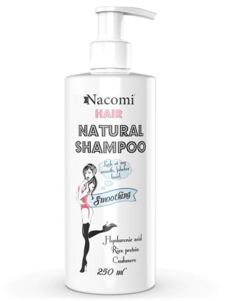 Nacomi Hair Natural Shampoo Smoothing wygładzająco-nawilżający szampon do włosów 250ml