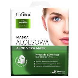 L'biotica Maska aloesowa na tkaninie - oczyszcza i regeneruje 23ml