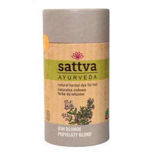 Sattva Natural Herbal Dye for Hair naturalna ziołowa farba do włosów Ash Blonde 150g