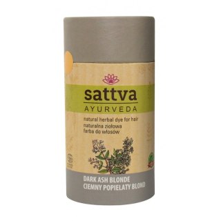 Sattva Natural Herbal Dye for Hair naturalna ziołowa farba do włosów Dark Ash Blonde 150g