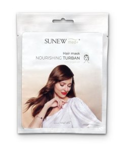 SunewMed+ Nourishing Hair Mask odżywcza maska do włosów w formie turbanu z olejkiem arganowym
