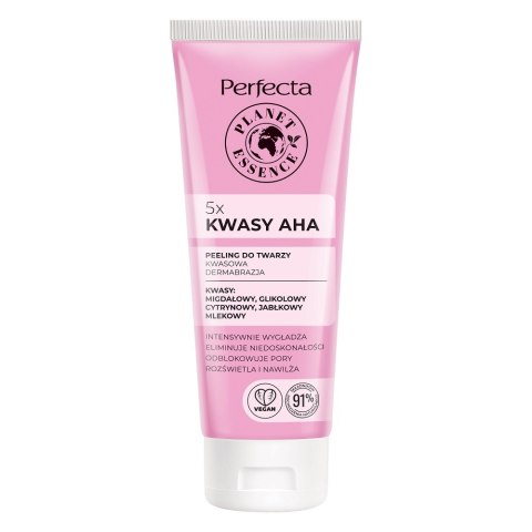 Perfecta Planet Essence kwasowa dermabrazja peeling do twarzy 5x Kwasy AHA 75ml