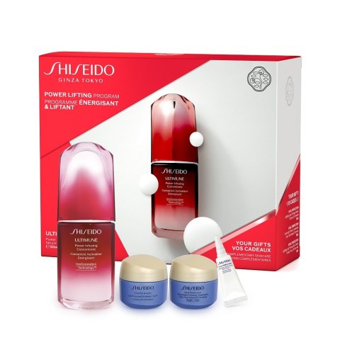 Shiseido Power Lifting Program zestaw Ultimune Power Infusing Concentrate 50ml + Vital Perfection Cream 15ml + Vital Perfection Overnight
