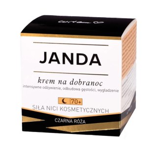 Janda Siła Nici Kosmetycznych 70+ krem na dobranoc Czarna Róża 50ml