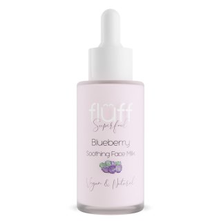 Fluff Soothing Face Milk nawilżająco-łagodzące mleko do twarzy Borówka 40ml