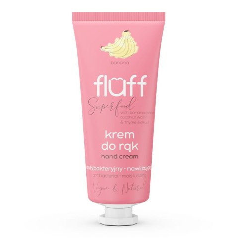 Superfood Hand Cream antybakteryjny krem do rąk Banan 50ml Fluff