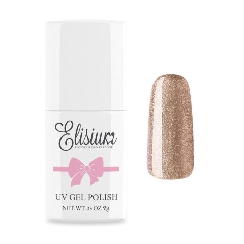 Elisium UV Gel Polish lakier hybrydowy do paznokci 072 Gold Rose 9g