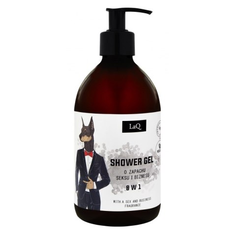 Żel pod prysznic 8w1 o zapachu seksu i biznesu Doberman 500ml LaQ