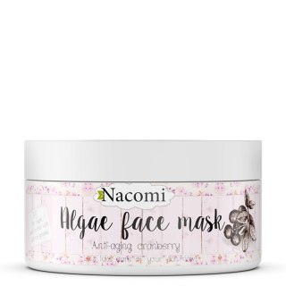 Nacomi Algae Face Mask algowa maska do twarzy przeciwzmarszczkowa Żurawina 42g