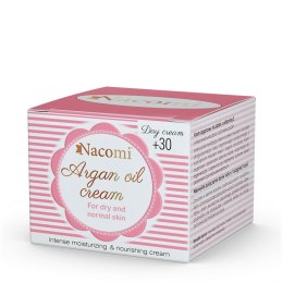 Argan Oil Cream arganowy krem do skóry suchej i normalnej 30+ na dzień 50ml Nacomi