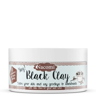 Nacomi Black Clay czarna glinka oczyszczająca 90g