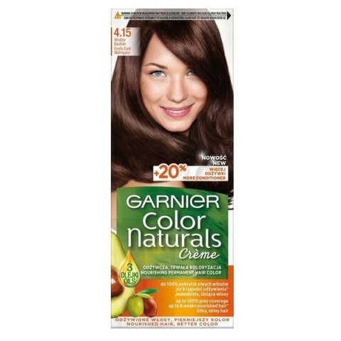 Garnier Color Naturals Creme krem koloryzujący do włosów 4.15 Mroźny Kasztan