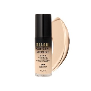 Milani Conceal + Perfect 2-in-1 Foundation + Concealer kryjący podkład do twarzy 00A Porcelain 30ml