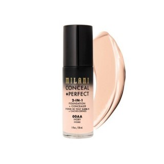 Milani Conceal + Perfect 2-in-1 Foundation + Concealer kryjący podkład do twarzy 00AA Ivory 30ml