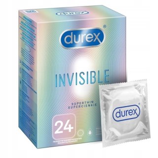 Durex Durex prezerwatywy Invisible dla większej bliskości 24 szt cienkie