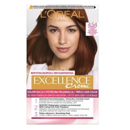 Excellence Creme farba do włosów 4.54 Brąz Mahoniowo-Miedziany L'Oreal Paris