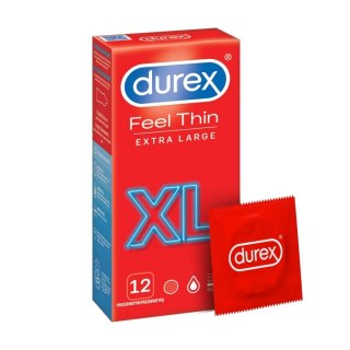 Durex Feel Thin Extra Large XL prezerwatywy lateksowe 12 szt