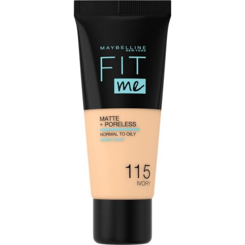 Fit Me Matte & Poreless Foundation matujący podkład do twarzy 115 Ivory 30ml Maybelline