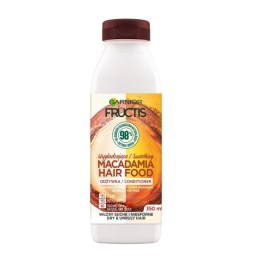 Fructis Macadamia Hair Food odżywka wygładzająca do włosów suchych i niesfornych 350ml Garnier