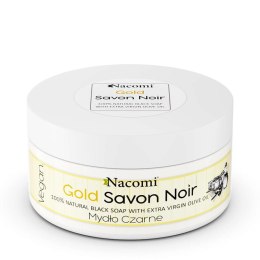 Gold Savon Noir złote czarne mydło z oliwą z oliwek 125g Nacomi