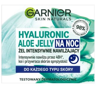 Garnier Hyaluronic Aloe Jelly żel intensywnie nawilżający do każdego typu cery na noc 50ml