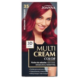 Multi Cream Color farba do włosów 35 Wiśniowa Czerwień Joanna