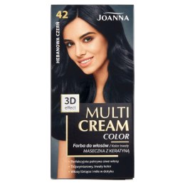 Multi Cream Color farba do włosów 42 Hebanowa Czerń Joanna