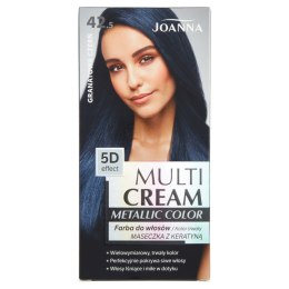 Multi Cream Metallic Color farba do włosów 42.5 Granatowa Czerń Joanna