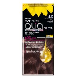 Garnier Olia Glow farba do włosów bez amoniaku 5.12 Opalizujący Brąz