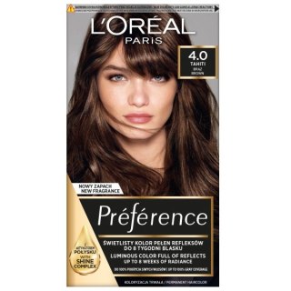 L'Oreal Paris Preference farba do włosów 4.0 Tahiti Brąz