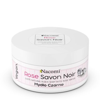 Nacomi Rose Savon Noir różane czarne mydło z wodą różaną 125g