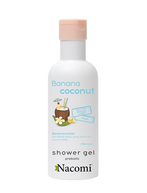 Nacomi Shower Gel żel pod prysznic Banan i Kokos 300ml