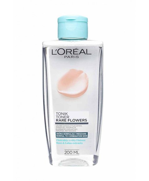 L'Oreal Paris Skin Expert Rare Flowers tonik oczyszczający skóra normalna i mieszana 200ml