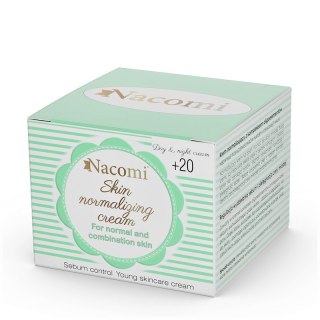 Nacomi Skin Normalizing Cream krem normalizujacy 20+ na dzień i na noc 50ml