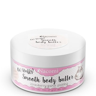 Nacomi Smooth Body Butter masło do ciała Pudding Truskawkowy 100g