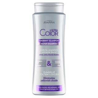 Joanna Ultra Color srebrny szampon do włosów srebrne popielate odcienie blond 400ml