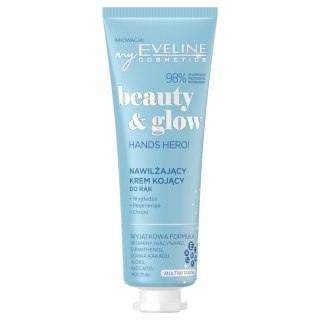 Eveline Cosmetics Beauty & Glow nawilżający krem kojący do rąk 50ml