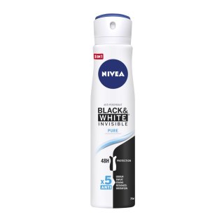 Nivea Black&White Invisible Pure antyperspirant spray 250ml