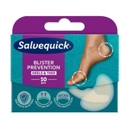 Salvequick Blister Prevention plastry na pęcherze i otarcia (pięty i palce) 10szt.